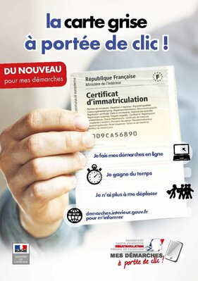 Certificat d'immatriculation (carte grise)